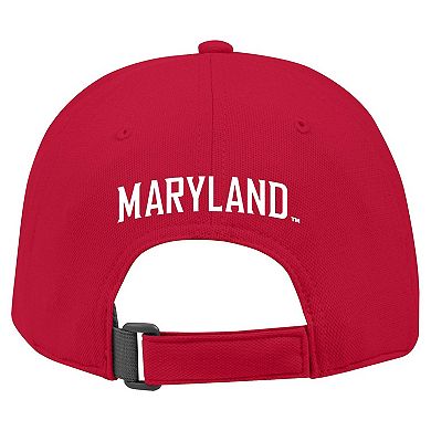 Youth Under Armour Red Maryland Terrapins Blitzing Accent Performance Adjustable Hat