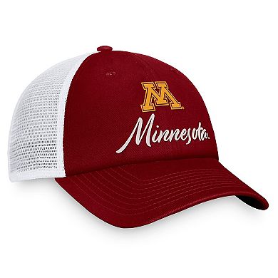 Women's Top of the World Maroon/White Minnesota Golden Gophers Charm Trucker Adjustable Hat