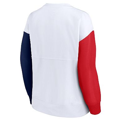 Women's Fanatics Branded White St. Louis Cardinals Series Pullover Sweatshirt