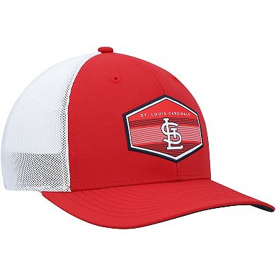 Men's '47 Red/White St. Louis Cardinals Burgess Trucker Snapback Hat