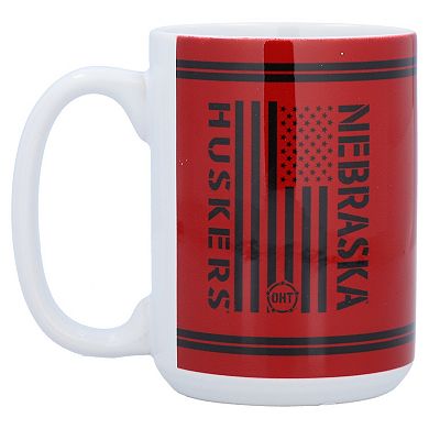 Nebraska Huskers 15oz. OHT Military Appreciation Mug