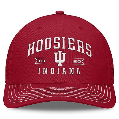 Men's Top of the World Crimson Indiana Hoosiers Carson Trucker Adjustable Hat