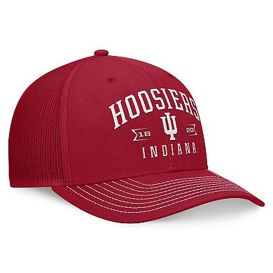 Men's Top of the World Crimson Indiana Hoosiers Carson Trucker Adjustable Hat