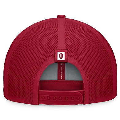 Men's Top of the World Crimson Indiana Hoosiers Carson Trucker Adjustable Hat