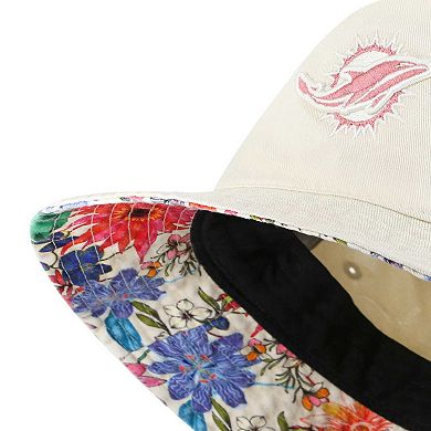Women's '47 Natural Miami Dolphins Pollinator Bucket Hat