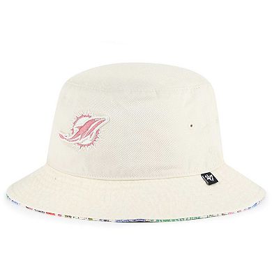 Women's '47 Natural Miami Dolphins Pollinator Bucket Hat