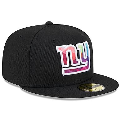 Men's New Era  Black New York Giants 2023 NFL Crucial Catch 59FIFTY Fitted Hat