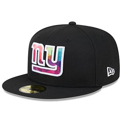 Men's New Era  Black New York Giants 2023 NFL Crucial Catch 59FIFTY Fitted Hat