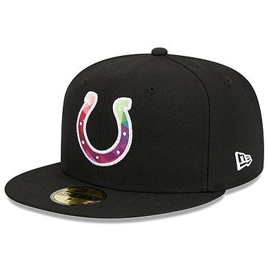 Men's New Era  Black Indianapolis Colts 2023 NFL Crucial Catch 59FIFTY Fitted Hat