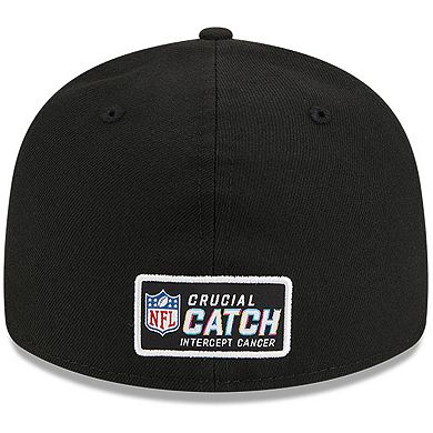 Men's New Era  Black New York Giants 2023 NFL Crucial Catch Low Profile 59FIFTY Fitted Hat