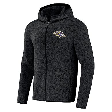 Men's NFL x Darius Rucker Collection by Fanatics Black Baltimore Ravens Fleece Pullover Hoodie