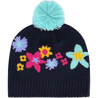 Girls Youth '47 Navy Cal Bears Buttercup Knit Beanie with Pom