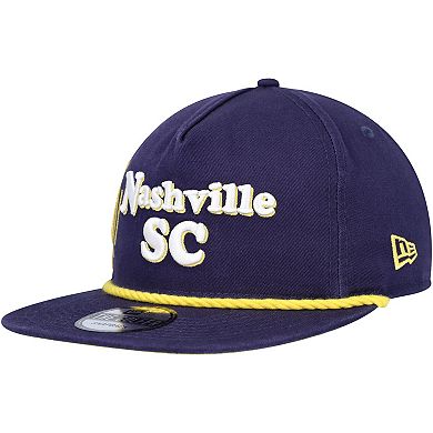 Men's New Era  Navy Nashville SC Heritage The Golfer Snapback Hat
