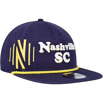 Men's New Era  Navy Nashville SC Heritage The Golfer Snapback Hat