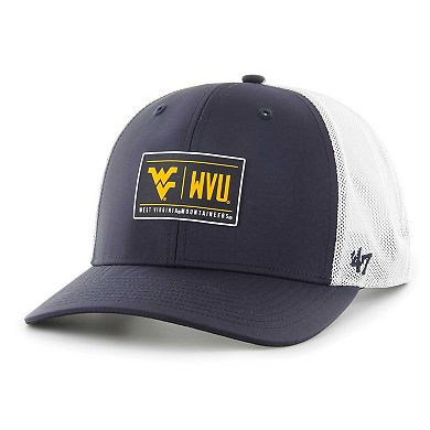 Men's '47 Navy West Virginia Mountaineers Bonita Brrr Hitch Adjustable Hat