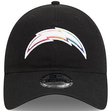 Men's New Era  Black Los Angeles Chargers 2023 NFL Crucial Catch 9TWENTY Adjustable Hat