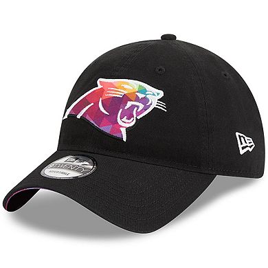 Men's New Era  Black Carolina Panthers 2023 NFL Crucial Catch 9TWENTY Adjustable Hat