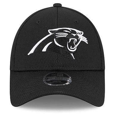 Youth New Era Black Carolina Panthers  Main B-Dub 9FORTY Adjustable Hat