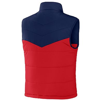 Men's NFL x Darius Rucker Collection by Fanatics Navy New England Patriots Colorblocked Full-Zip Vest