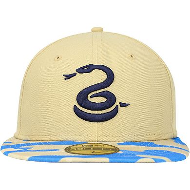 Men's New Era Gold/Blue Philadelphia Union Camo Snake 59FIFTY Fitted Hat