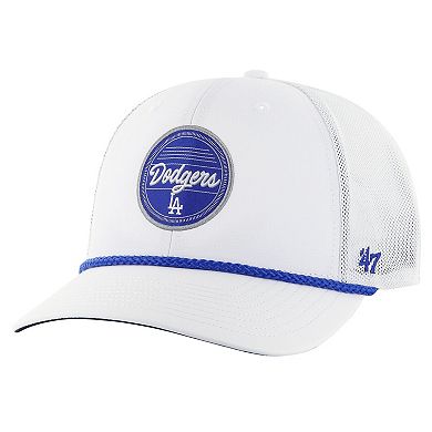 Men's '47 White Los Angeles Dodgers Fairway Trucker Adjustable Hat