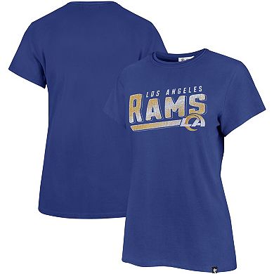 Women's '47 Royal Los Angeles Rams Pep Up Frankie T-Shirt