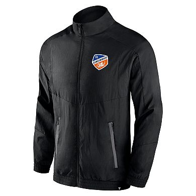 Men's Fanatics Branded Black FC Cincinnati Header Raglan Full-Zip Jacket