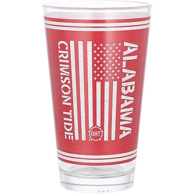 Alabama Crimson Tide 16oz. OHT Military Appreciation Pint Glass