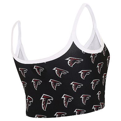 Women's Concepts Sport Black Atlanta Falcons Gauge Lounge Bralette