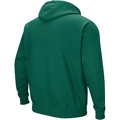 Men's Colosseum Green Michigan State Spartans Sunrise Pullover Hoodie