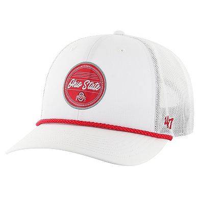 Men's '47 White Ohio State Buckeyes Fairway Trucker Adjustable Hat