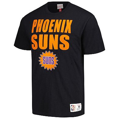 Men's Mitchell & Ness Black Phoenix Suns Hardwood Classics Legendary Slub T-Shirt