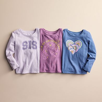 Toddler Girl Jumping Beans® Long Sleeve Graphic Tee