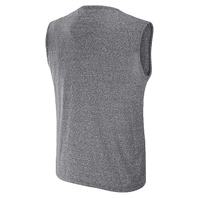 Men's Darius Rucker Collection by Fanatics Charcoal Tampa Bay Rays Relaxed-Fit Muscle Tank Top