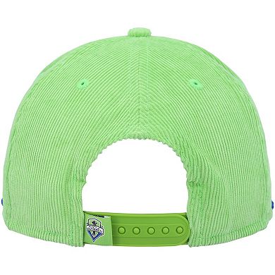 Men's New Era Green Seattle Sounders FC Corduroy Golfer Adjustable Hat