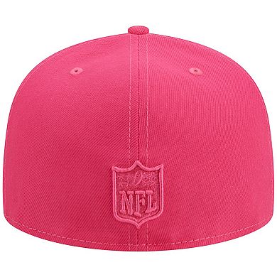 Men's New Era Pink Pittsburgh Steelers Color Pack 59FIFTY Fitted Hat