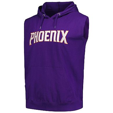Men's Fanatics Branded Purple Phoenix Suns Jersey Muscle Pullover Hoodie
