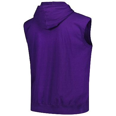 Men's Fanatics Branded Purple Phoenix Suns Jersey Muscle Pullover Hoodie