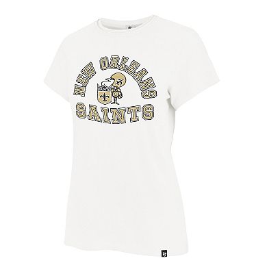 Women's '47 White New Orleans Saints Frankie T-Shirt