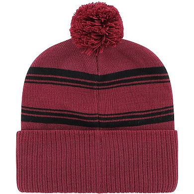 Men's '47 Cardinal Arizona Cardinals Fadeout Cuffed Knit Hat with Pom