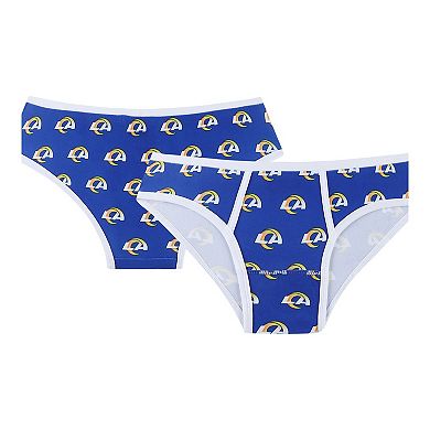 Women's Concepts Sport Royal Los Angeles Rams Gauge Allover Print Knit Panties