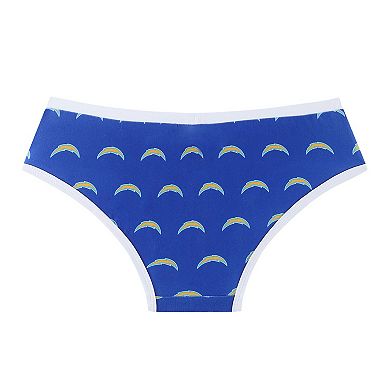 Women's Concepts Sport Powder Blue Los Angeles Chargers Gauge Allover Print Knit Panties