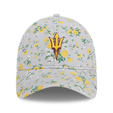 Women's New Era Gray Arizona State Sun Devils Bouquet 9TWENTY Adjustable Hat