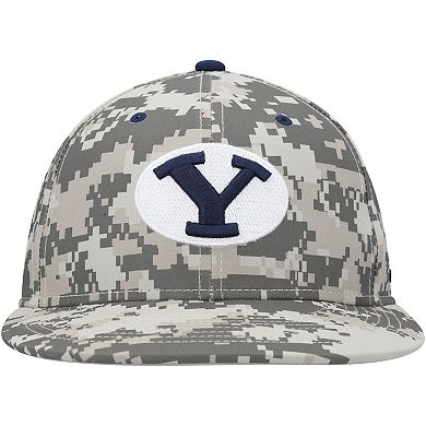 Men's Nike Camo BYU Cougars Aero True Baseball Performance Fitted Hat