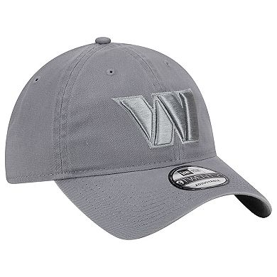 Men's New Era Gray Washington Commanders Color Pack 9TWENTY Adjustable Hat