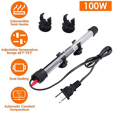 Adjustable Submersible Aquarium Heater