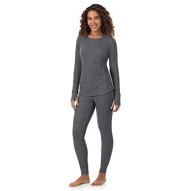 Women's Cuddl Duds® Cozy Stretch Thermal Long Sleeve Crew Top