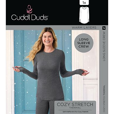 Women's Cuddl Duds?? Cozy Stretch Thermal Long Sleeve Crew Top