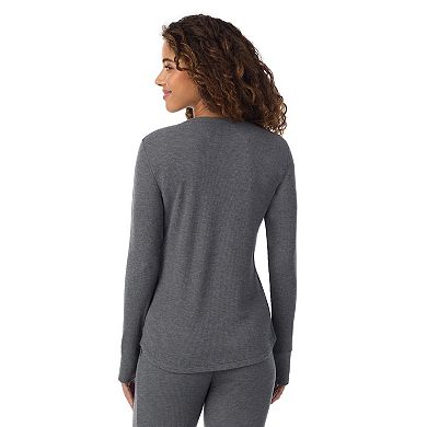 Women's Cuddl Duds?? Cozy Stretch Thermal Long Sleeve Crew Top