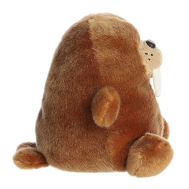 Aurora Mini Brown Palm Pals 5" Waldo Walrus Adorable Stuffed Animal